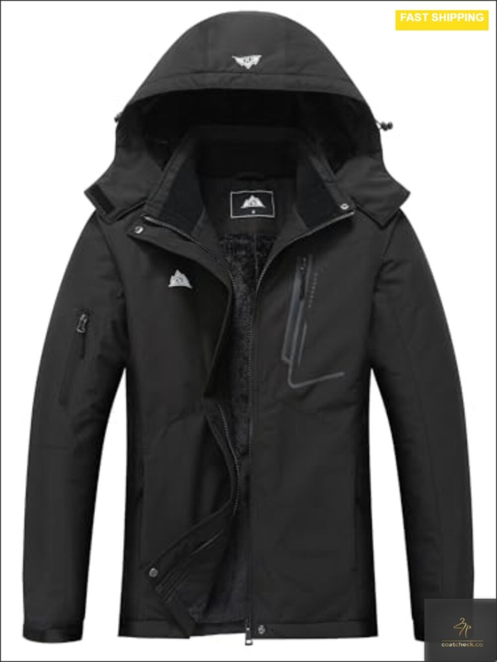 Women's Waterproof Ski Jacket Detachable Hood Windproof Snow Coat Winter